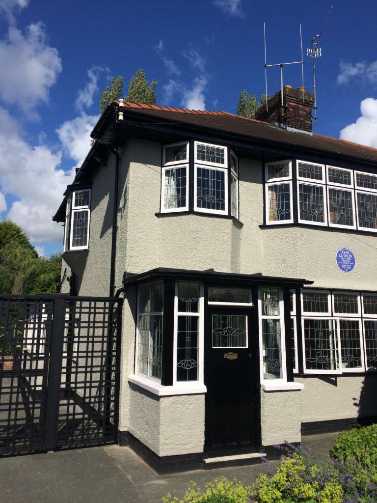 John Lennon's 'listed' childhood home at 251 Menlove Avenue, known as 'Mendips' (Credit: SharetheCit